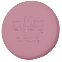 We Might Be Tiny Silicone Cup with Sippy Lid (+ mini straw) Set - Dusty Rose